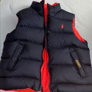 Ralph Lauren’s polo zip up vest